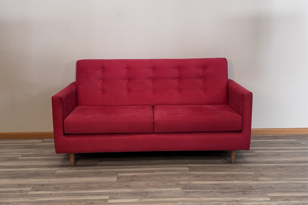 Sofa Indonesia Liquidacion Pana Roja